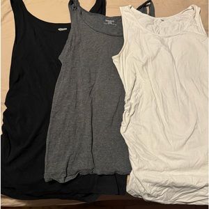 Lot of 3 maternity tank tops